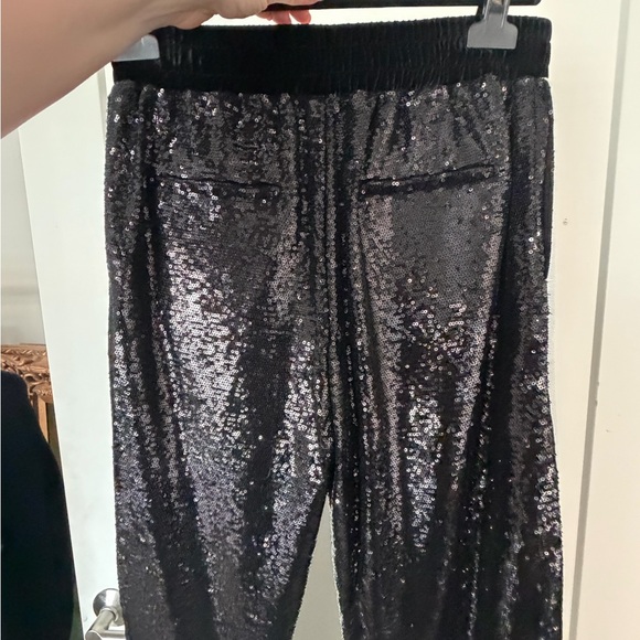 SOLD ♥️The Kooples Sequin Track Pants - Picture 6 of 6